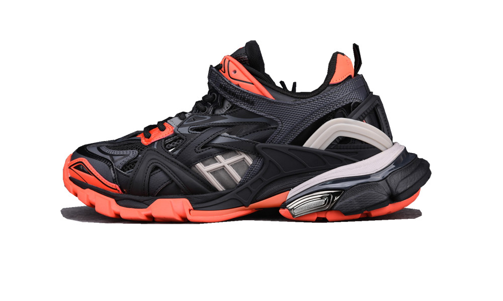 BALENCIAGE Track 2 Dark Gray Orange,Specials : Monicasneaker_monicasneakers