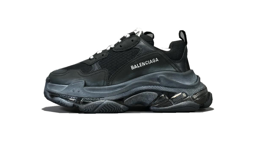 Balenciage Triple S Clear Sole Black,Specials : Monicasneaker_monicasneakers