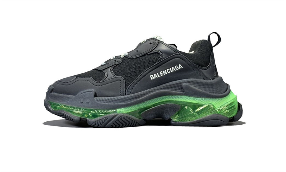 Balenciage Triple S Black Yellow Fluo,Specials : Monicasneaker_monicasneakers