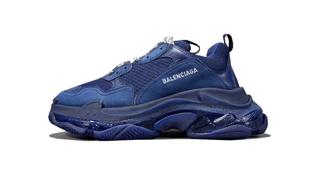 Balenciage Triple S Clear Sole Navy,Specials : Monicasneaker_monicasneakers