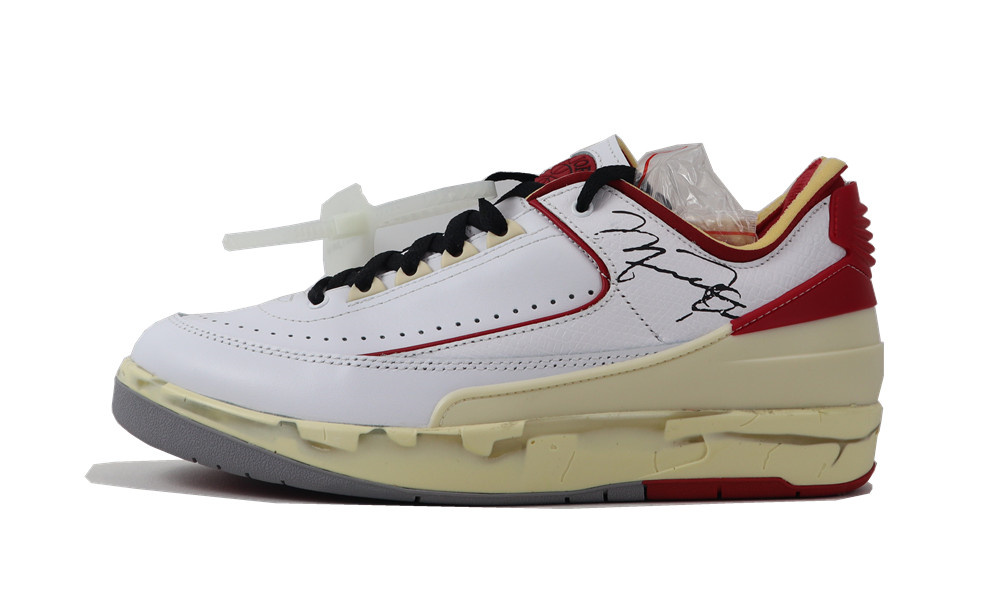 UPDATE BATCH JORDAN 2 RETRO LOW SP OFF-WHITE WHITE RED,Specials : Monicasneaker_monicasneakers