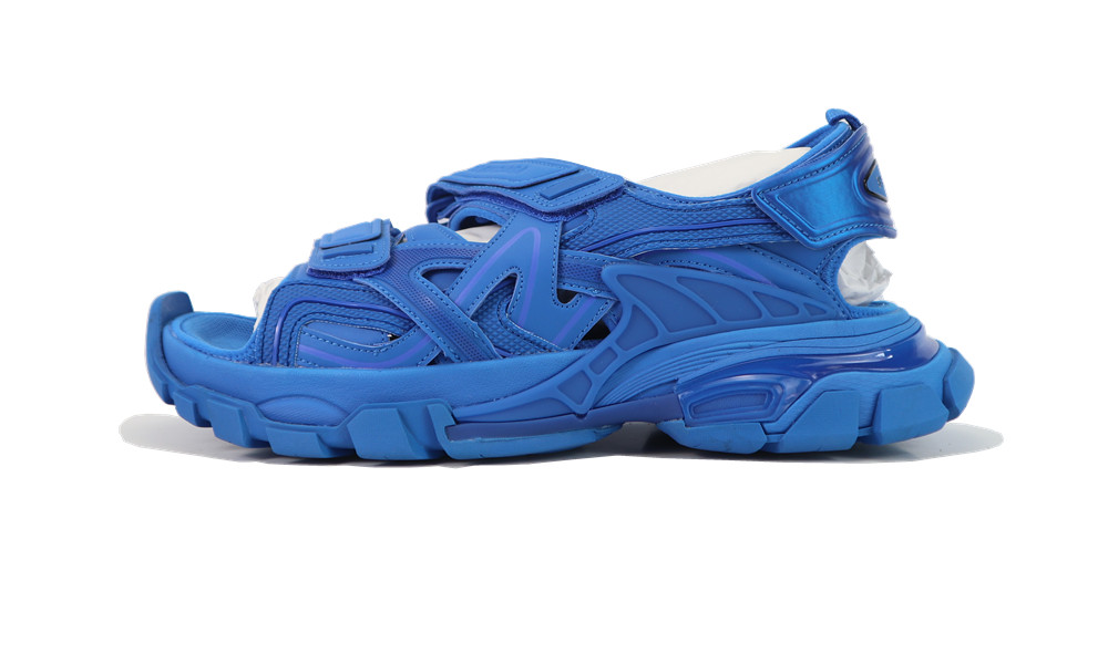 Balenciage Track 4.0 sandals blue