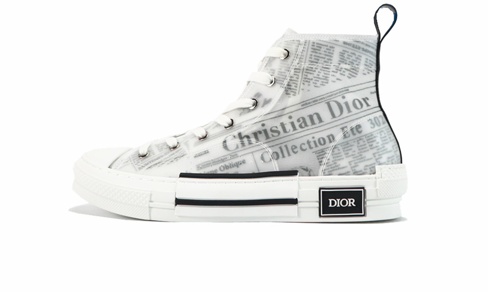 Dio* B23 High Top Daniel Asham Newspaper,Specials : Monicasneaker_monicasneakers