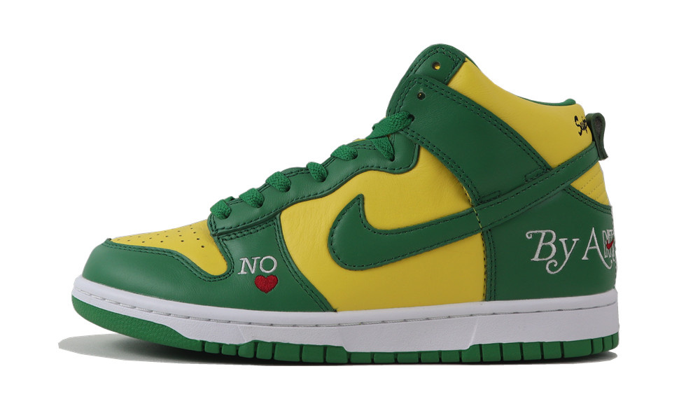 Supreme x Nike SB Dunk High By Any Means Brazil