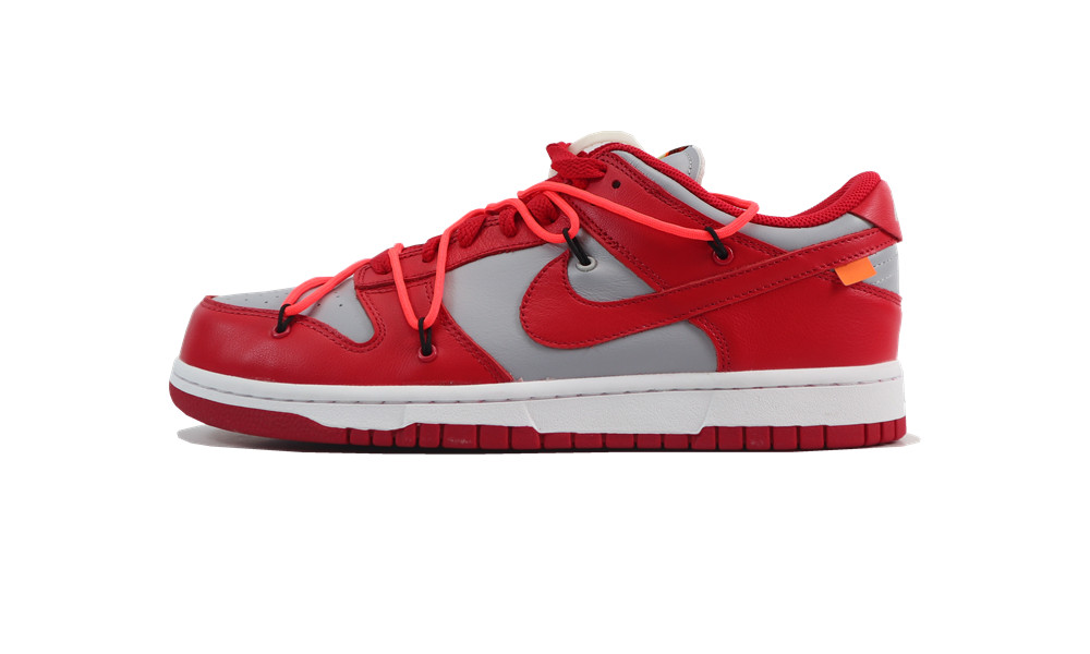 H12 OFF-WHITE DUNK LOW UNIVERSITY RED