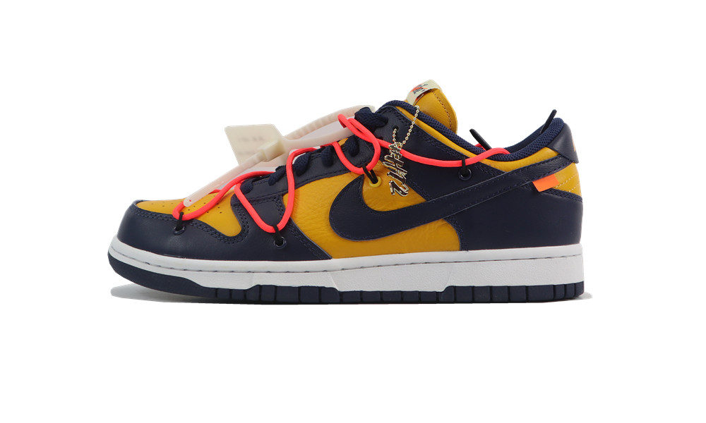 H12 OFF-WHITE DUNK LOW UNIVERSITY GOLD...