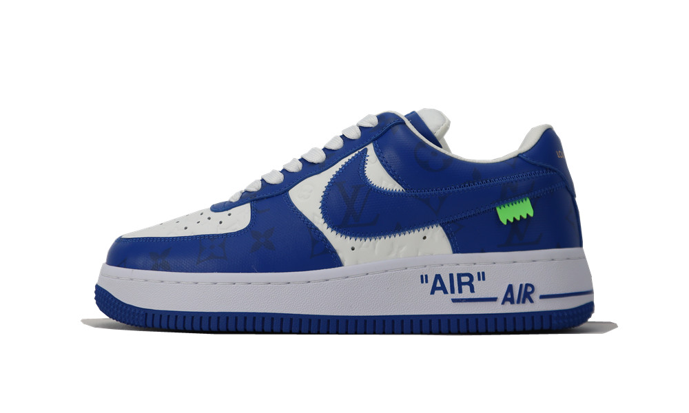 L..V Nike Air Force 1 White blue